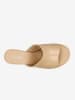 Wojas Leren slippers beige