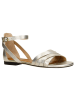 Wojas Leren sandalen goudkleurig