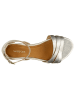 Wojas Leder-Sandalen in Gold