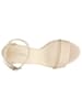 Wojas Leren haksandalen beige