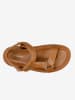 Wojas Leren sandalen lichtbruin