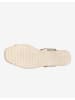 Wojas Leren sleehaksandalen beige