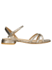 Wojas Leren sandalen goudkleurig