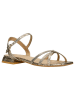 Wojas Leren sandalen goudkleurig