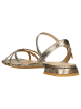 Wojas Leren sandalen goudkleurig