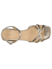 Wojas Leren sandalen goudkleurig