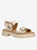 Wojas Leren sandalen beige