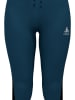 Odlo Trainingsleggings "3/4 Essentials" in Blau