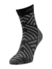 Odlo Funktionssocken "Quarter Ceramicool Hike" in Schwarz/ Grau