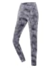 Alpine Pro Legginsy sportowe "Marda" w kolorze szarym