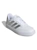 adidas Sneakers "Courtblock" wit/zilverkleurig