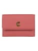 COCCINELLE Leder-Kartenetui in Pink - (B)11 x (H)7,5 cm