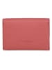 COCCINELLE Leder-Kartenetui in Pink - (B)11 x (H)7,5 cm