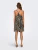ONLY Kleid in Schwarz/ Beige