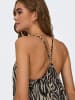 ONLY Kleid in Schwarz/ Beige