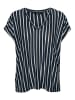 Vero Moda Koszulka "Lana" w kolorze granatowo-białym