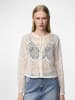 Pieces Cardigan in Creme