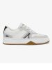 Lacoste Skórzane sneakersy w kolorze biało-czarnym