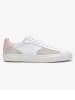 Lacoste Skórzane sneakersy w kolorze biało-jasnoróżowym
