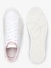 Lacoste Skórzane sneakersy w kolorze biało-jasnoróżowym