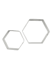 Zenker Foremki (4 szt.) "Hexagon" w kolorze srebrnym do wycinania