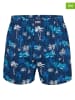 Happy Shorts 2er-Set: Webboxershorts in Blau