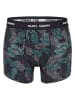 Happy Shorts 3er-Set: Boxershorts in Schwarz/ Grün