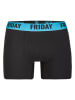 Happy Shorts 7er-Set: Boxershorts in Schwarz/ Bunt