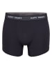 Happy Shorts 2er-Set: Boxershorts in Blau/ Schwarz