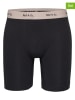 Phil & Co. Berlin 3er-Set: Boxershorts in Beige/ Schwarz/ Weiß
