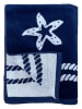 Le Comptoir de la Plage Strandlaken "Oakland" donkerblauw - (L)175 x (B)100 cm
