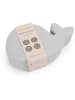 Filibabba Lunchbox "Christian der Wal" lichtblauw - (B)12 x (H)18,5 x (D)6 cm
