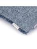 Tom Tailor home Kussenhoes "Structured Fringes"  donkerblauw