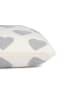 Tom Tailor home Kussenhoes "Hearts"  crème/lichtgrijs