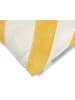 Tom Tailor home Kissenhülle "Diagonal" in Creme/ Gelb
