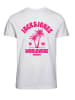 Jack & Jones Koszulka "Marbella" w kolorze białym
