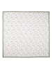 Clayre & Eef Tafellaken wit/olijfgroen - (L)100 x (B)100 cm