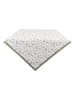 Clayre & Eef Tafellaken wit/olijfgroen - (L)100 x (B)100 cm