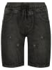 Vingino Jeans-Shorts in Schwarz