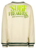 Vingino Sweatshirt in Creme/ Grün