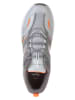 Calvin Klein Leder-Sneakers in Grau/ Orange