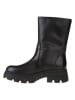 Calvin Klein Leder-Boots in Schwarz