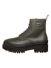 Tommy Hilfiger Shoes Leder-Boots in Khaki