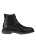 Tommy Hilfiger Shoes Leder-Chelsea-Boots in Schwarz