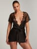 Hunkemöller Kimono in Schwarz