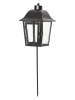 STAR Trading Gartenlaterne "Serene" in Schwarz in Schwarz - (B)13,5 x (H)45 cm