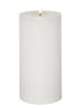 STAR Trading LED-Wachskerze "Flamme Flow Big" in Weiß - (H)22,5 x Ø 10 cm