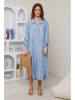 Rodier Lin Leinen-Kleid in Hellblau