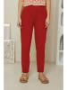 Rodier Lin Linnen broek rood