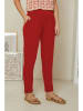 Rodier Lin Linnen broek rood